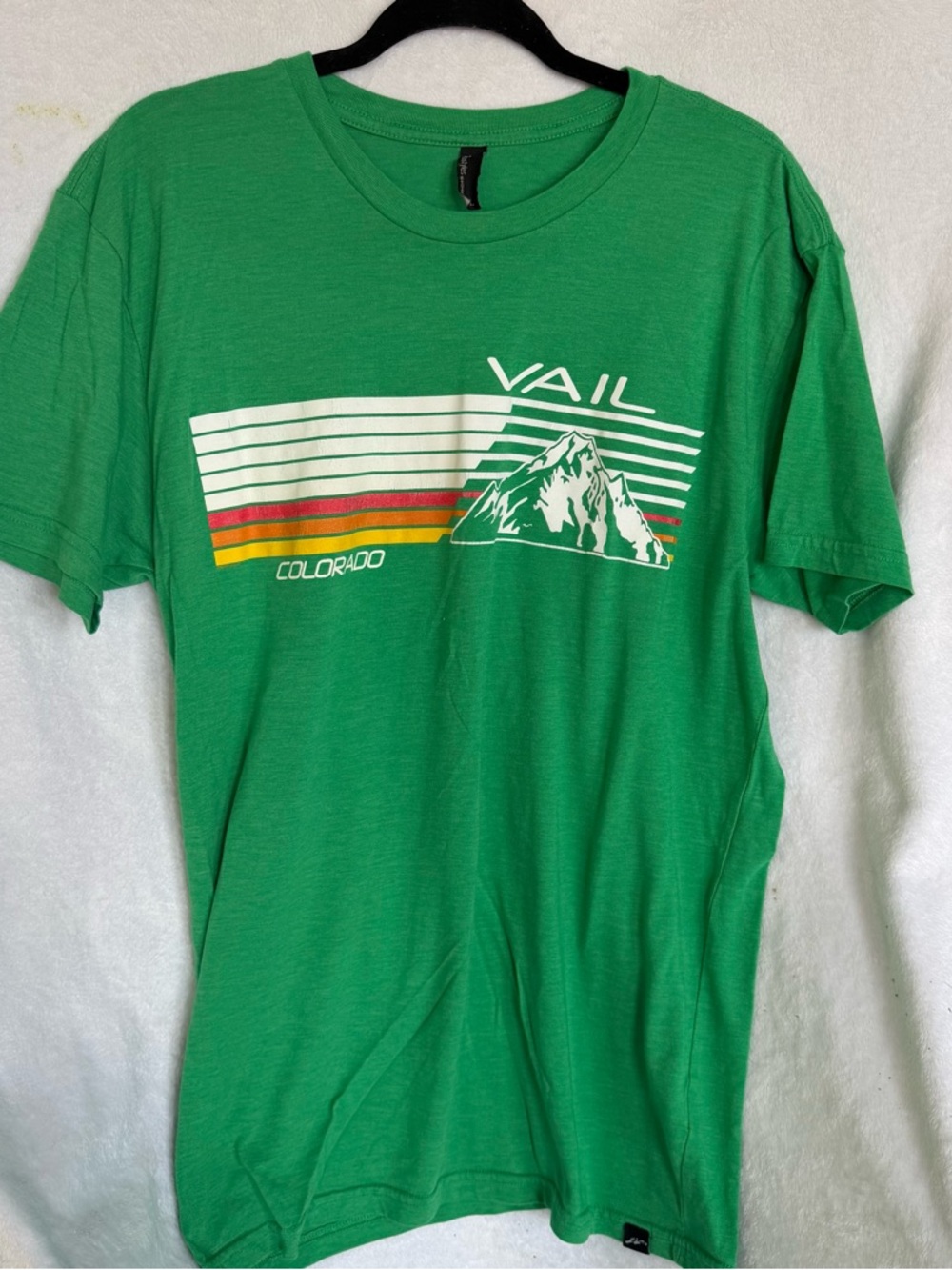 Vail Colorado Green Graphic Short-Sleeve Tee